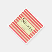 Elegante Blumentypografie Korallengrüne Dusche Serviette (Ecke)