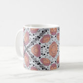 Elegante Blumenvase Kaffeetasse (Vorderseite Links)