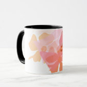 "Elegante Blumenvase Tasse (Vorderseite Links)