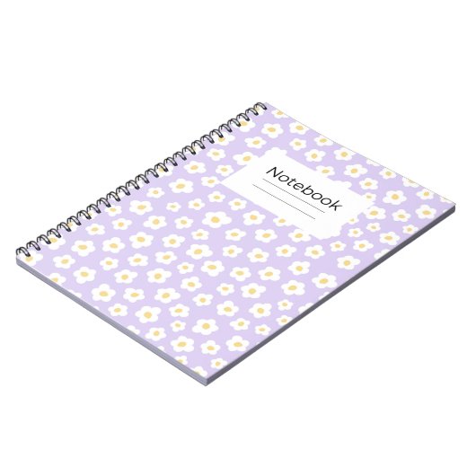 Elegante Blumenvibes Notizblock (Linke Seite)