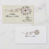 Elegante BlumenVisitenkarte Visitenkarte (Vorne/Hinten)