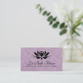 Elegante BlumenVisitenkarten Visitenkarte (Stehend Vorderseite)