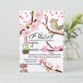 Elegante Blumenvorlage, Save the Date, Wildblume Date (Stehend Vorderseite)
