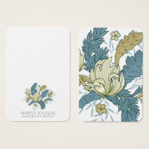 Elegante Blumenweine mit Nekklasseanzeigekarte