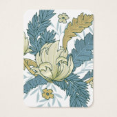 Elegante Blumenweine mit Nekklasseanzeigekarte (Rückseite)