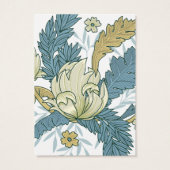 Elegante Blumenweine mit Nekklasseanzeigekarte (Rückseite)