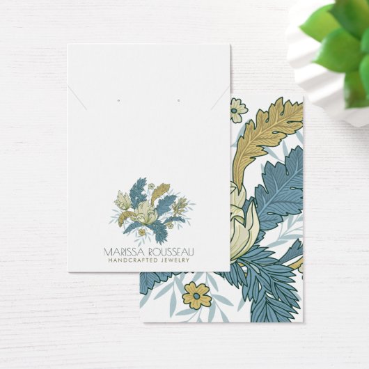 Elegante Blumenweine mit Nekklasseanzeigekarte (Schreibtisch)