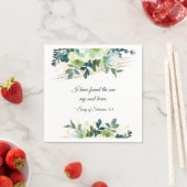 Elegante Blumenzwiebelblume Serviette (Beispiel)