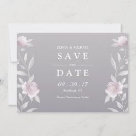 Elegante Blumenzwiebeln Chinoiserie Hochzeit speic Save The Date