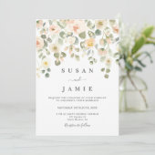 Elegante Blush Frische Pasta machen Einladung (Stehend Vorderseite)