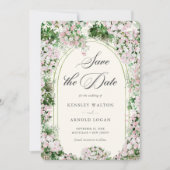 Elegante Blush-Garten-Hochzeit - Save-the-Date Save The Date (Vorderseite)