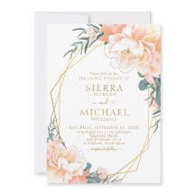 Elegante Blush Gold Peach Burgundy Blumenhochzeit