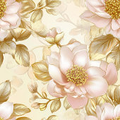 Elegante Blush Gold Wedding Paper Teller