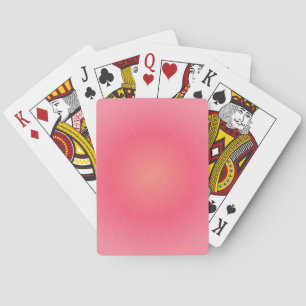 Elegante Blush Gradient Playing Cards Spielkarten