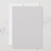 Elegante Blush Green Geometric Frame Wedding Einladung (Rückseite)