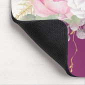 Elegante Blush Peony Mousepad (Ecke)