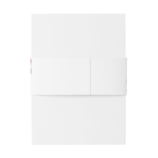 Elegante Blush Pink Bläserne Hochzeit Einladungsbanderole (Rückseitenbeispiel)