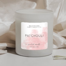 Elegante Blush Pink Candle Jar Packaging