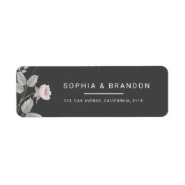 Elegante Blush Pink & Dark Gray Blues Hochzeit