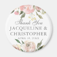 Elegante Blush Pink Elfenbeinblütenhochzeit