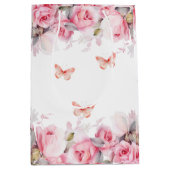 Elegante Blush-Rose Mittlere Geschenktüte (Vorderseite)