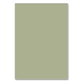Elegante Blush & Sage Green Wedding Platzkarte Tischnummer (Rückseite)