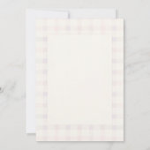 Elegante Blush-Script Save-the-Date-Karte | Minima Save The Date (Rückseite)
