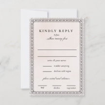 Elegante Blush und Black Watercolor Lace Wedding