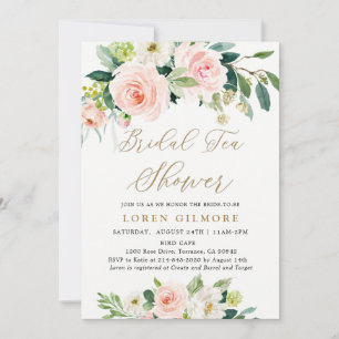 Elegante Blush Watercolor Bridal Teatro Sociale Be Einladung