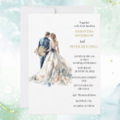 Elegante Blush Wedding Einladung