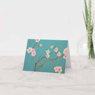 Elegante Blüte Dankeskarte