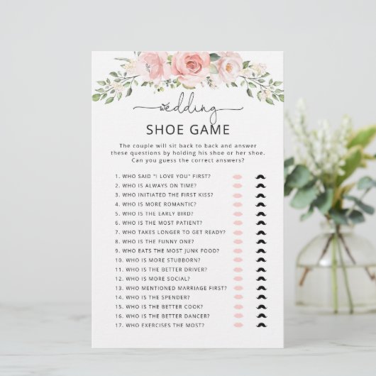 Elegante Blüte Das Hochzeitsschuhspiel (Stehend Vorderseite)