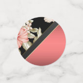 Elegante Blütenblätter, Golddiamanten, Liebe Konfetti (Klein Vorderseite)