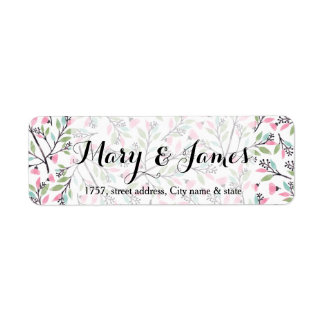 Elegante Blütenblüte Blätter Hochzeitsdesign