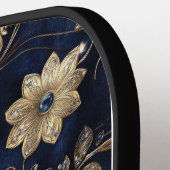 Elegante Blütenpracht Pickleball Schläger (Linke Seite)