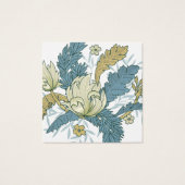 Elegante Blütenweine Ohrsichtkarte (Rückseite)