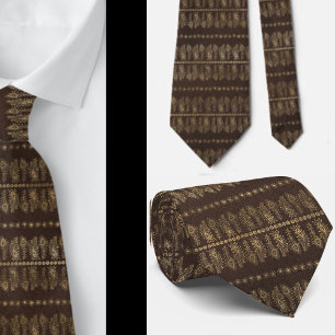 Elegante bohemian Boho Roségold-Pfauen-Halskrawatt Krawatte