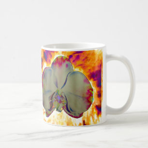 Elegante bohemianische abstrakte Wasserfarben-Orch Kaffeetasse
