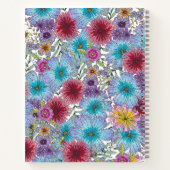 Elegante Bohemische Blume Baby in Bloom Notizblock (Rückseite)