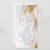 Elegante Bohemische Goldpampas (Vorderseite)