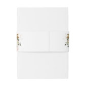 Elegante Bohemische Hochzeit in Rosa Einladungsbanderole (Rückseitenbeispiel)