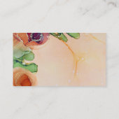 Elegante Bohemische QR Wedding Website Card Visitenkarte (Rückseite)