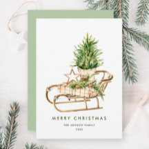 Elegante Bohemische Weihnachtsbaumkomposition