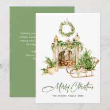 Elegante Bohemische Weihnachtsbaumkomposition