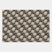 Elegante Boho 3D-Rose-Torfbäume Geschenkpapier Set (Vorderseite 2)