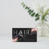 Elegante boho Aquarellschere Terminkarte (Stehend Vorderseite)