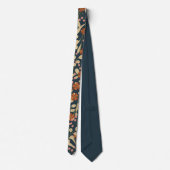 Elegante Boho-Blume Krawatte (Rückseite)