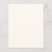 Elegante Boho Brown Golden Scissors Haar Menü (Hinten)