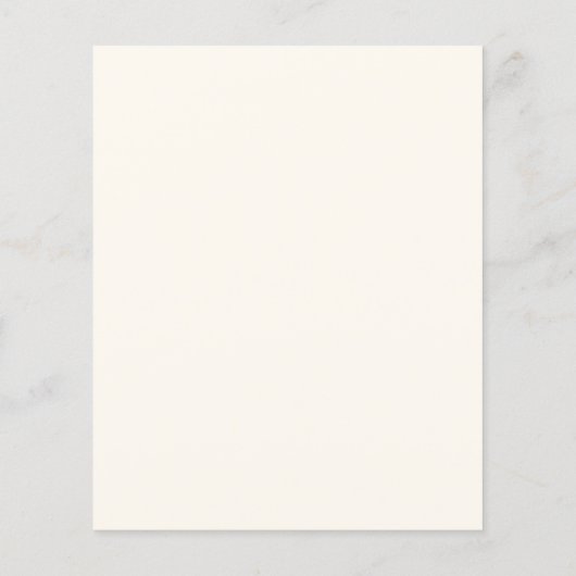 Elegante Boho Brown Golden Scissors Haar Menü (Hinten)