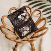 "Elegante Boho Einladungen mit Gold Star dekoriert